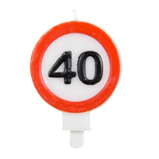 Svečka prometni znak številka 40