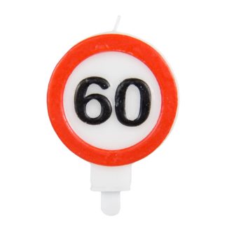 Svečka prometni znak 60