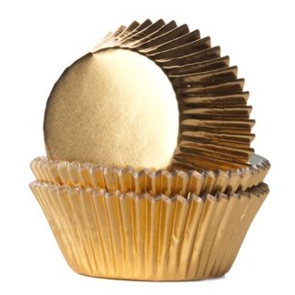 Papirnate posodice za muffine Zlate