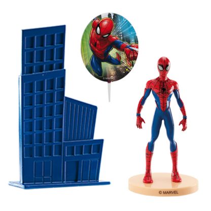Dekoracija za torto Spiderman s figurico