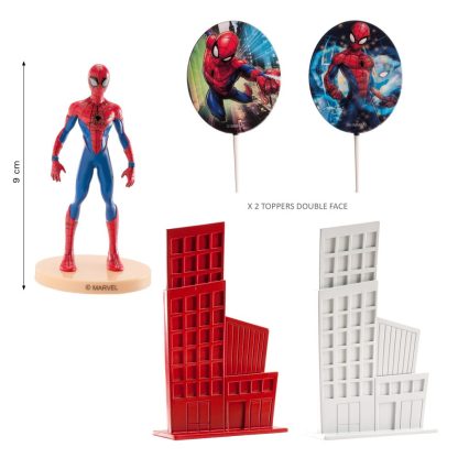 Komplet dekoracija za torto Spiderman
