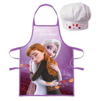 Otroški predpasnik in kapa Elsa in Ana (Frozen)